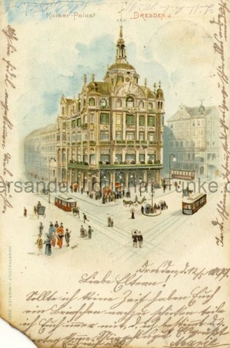 Ansichtskarte dresden kaiser - dresden,
