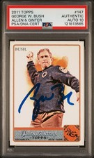 President George W Bush Signed