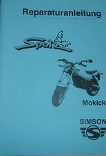 Reparaturanleitung SIMSON Spatz Mockik Reparaturbuch Reparatur-Handbuch Wartung