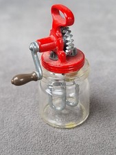 Bodo Hennig Buttermaschine rot  für vintage Puppenhaus Miniatur