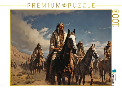 Calvendo puzzle indianer auf - indianer,
