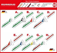 RUMOLD Dreikantmaßstab 30cm