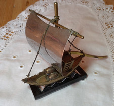 Altes Segelbootmodell Jolle Segler 12 cm