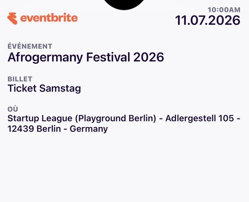 Afrogermany festival 2026 - festival,