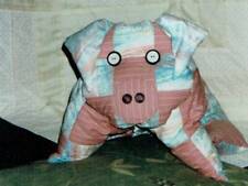 Patchwork Schnittmuster – „Miss Piggy“ / Kissen / Stofftier