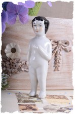 Nostalgische Badepuppe im shabby chic vintage Dekoration Porzellan Skulptur neu