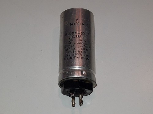 Kondensator elko 100 50uf - kondensator/elko, 100+50uf