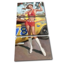 Vintage Girl Poster Sexy Retro