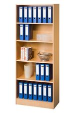 Regal 5 Ordnerhöhen 80 cm breit Aktenregal Klassik Büroregal Archivregal