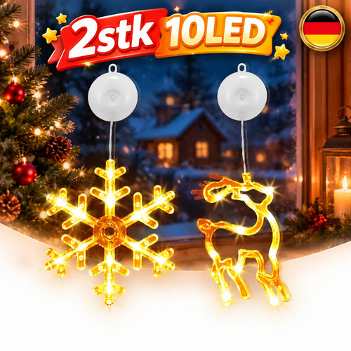 2pcs led fensterbild - led,