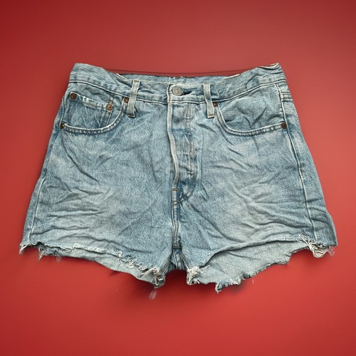Levi 501 hotpant destroyed - 501,