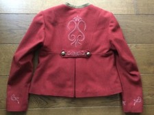 Meindl Jacke Blazer Janker Tracht Hirschleder Wolle