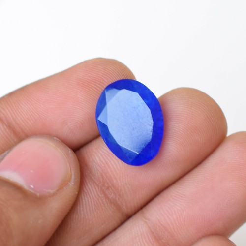 Eierform blaue jade - 18*13,