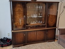 Vintage-Vitrine ca aus den 50er/70er, Top Zustand, abschließbar, mit Glasvitrine