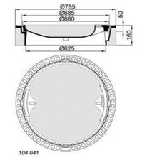  befahrbare Schachtabdeckung