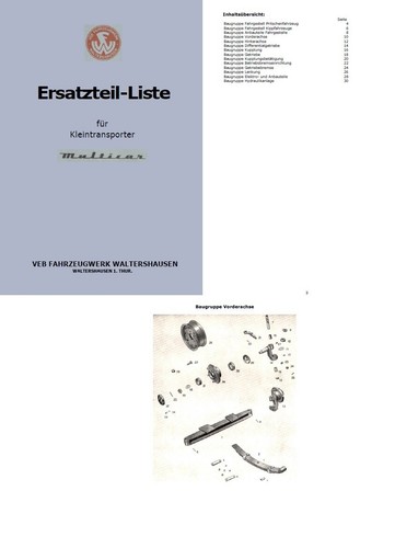 Ersatzteilliste multicar - multicar, 21