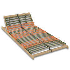 Lattenrost 90x200 – 28 Federholzleisten – 7-Zonen - Kopfteil & Härte verstellbar