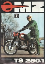 DDR  Prospekt IFA MZ Motorrad