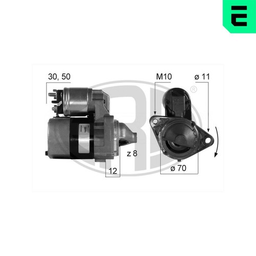 Anlasser starter era 220154a - anlasser,