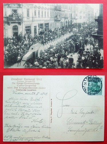 Anlass dresden 1912 - ak,