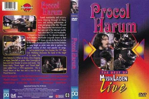 Procol harum dvd - -, live
