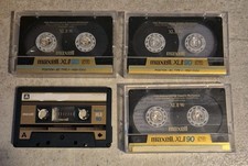 4 Maxell XL II 90 Nur 1x