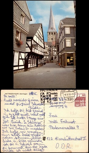 Ansichtskarte hattingen - ansichtskarte,