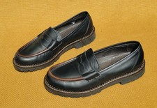 Andrea Manueli Milano Damen Schuhe Mokassin Gr. 41 Leder Schwarz