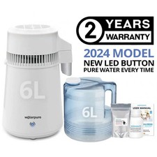 6 Liter weißer Edelstahl