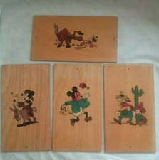 4 Bilder für's Kinderzimmer auf Holz