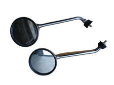 Spiegel SET rechts + links Chrom Roller ATV Quad Trike UTV Scooter Moped