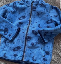 Fleecejacke Weltraummuster