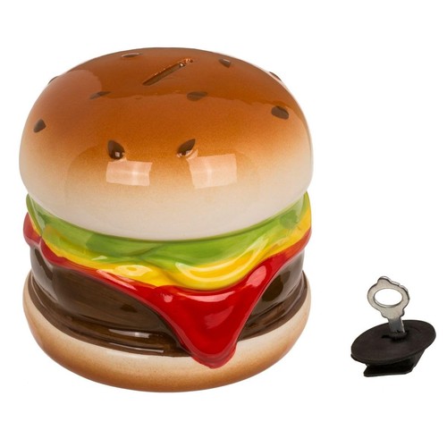 Keramik spardose hamburger - im,