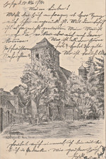 Alte Ak Lkr Ludwigsburg "Motiv aus Vaihingen a. d. Enz"; Kleinf; gest. 19.OKT.14
