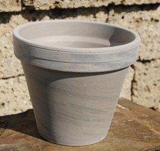 Tontöpfe,Pflanztöpfe,Terracotta dunkel, 5 Größen wählbar,deutsche Qualität