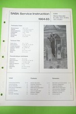 Service Manual-Anleitung für Saba  Stereo Decoder E1,US 1,14/1,12/1 ,ORIGINAL