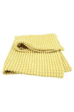 IKEA Dekokissen Bezug Gelb 49x49 cm Modern Skandinavisch Strukturmuster