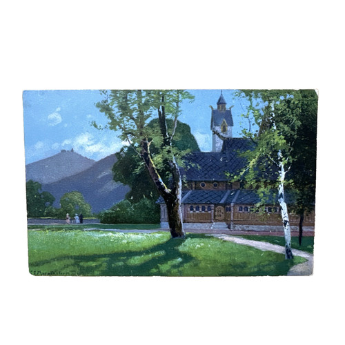 Postkarte wang kirche - postkarte, ak