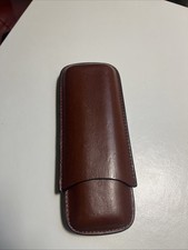 Zigarrenetui Braun Leder Zwei