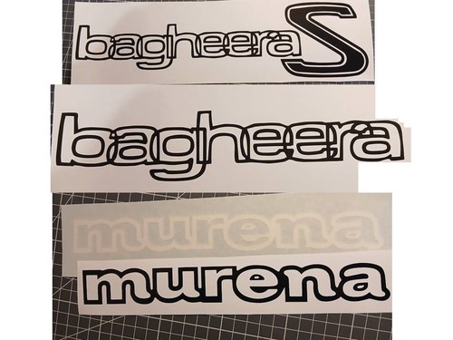 Aufkleber murena bagheera - aufkleber,
