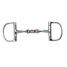 Feeling D - Ring Kupferrolle Gebiss zweifach Gebrochen, scharfes Gebiss, 11,5 cm