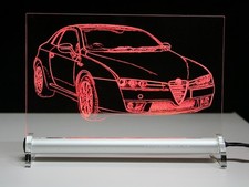 LED-Leuchtschild  mit    Alfa