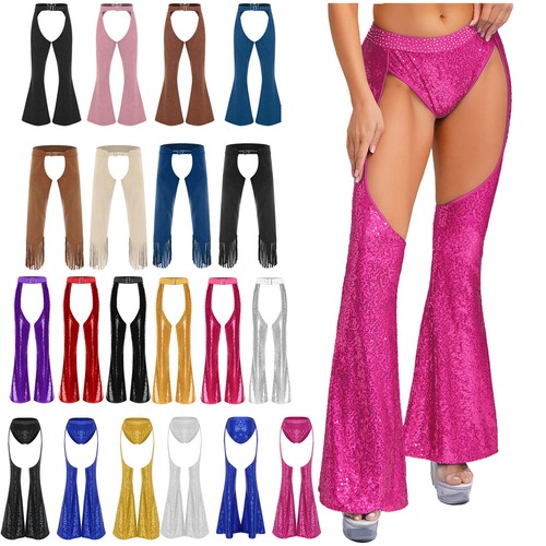Damen chaps cowgirl glitzer - chaps,