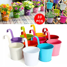 Bunt Blumentöpfe zum