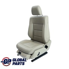 Mercedes W212 Vorder Sitz Beheizt Elektrisch Leder Beige Links