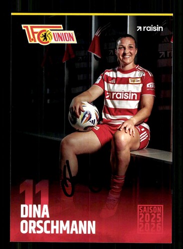 Dina orschmann autogrammkarte - dina,