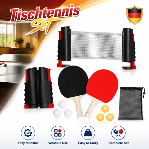 Tischtennis set 10teilig mit - set,