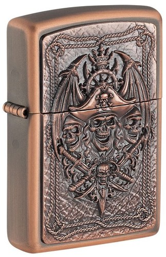 Zippo feuerzeug pirate - zippo, skull