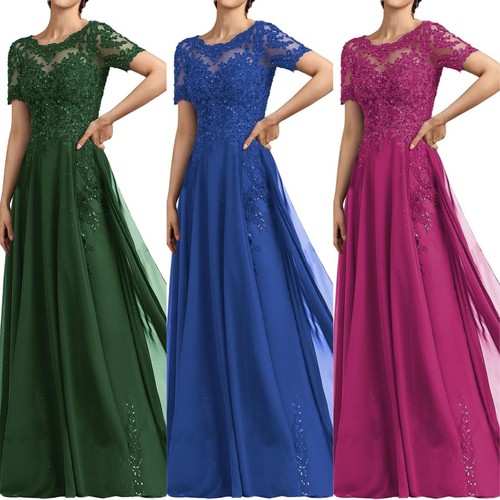 Damen lange braut - braut, chiffon