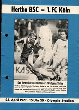 BL 76/77 Hertha BSC - 1. FC